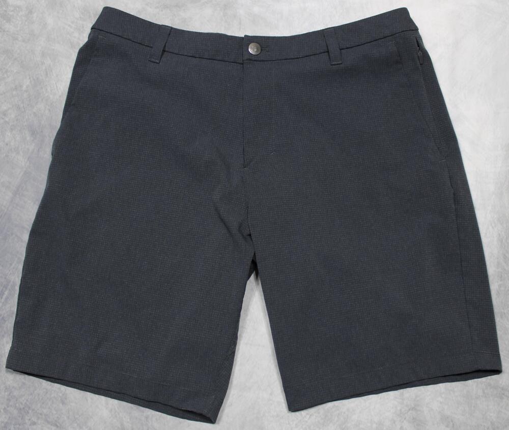 Lululemon Chino Shorts Mens 33 Gray Casual Flat Front Pockets Summer Golf